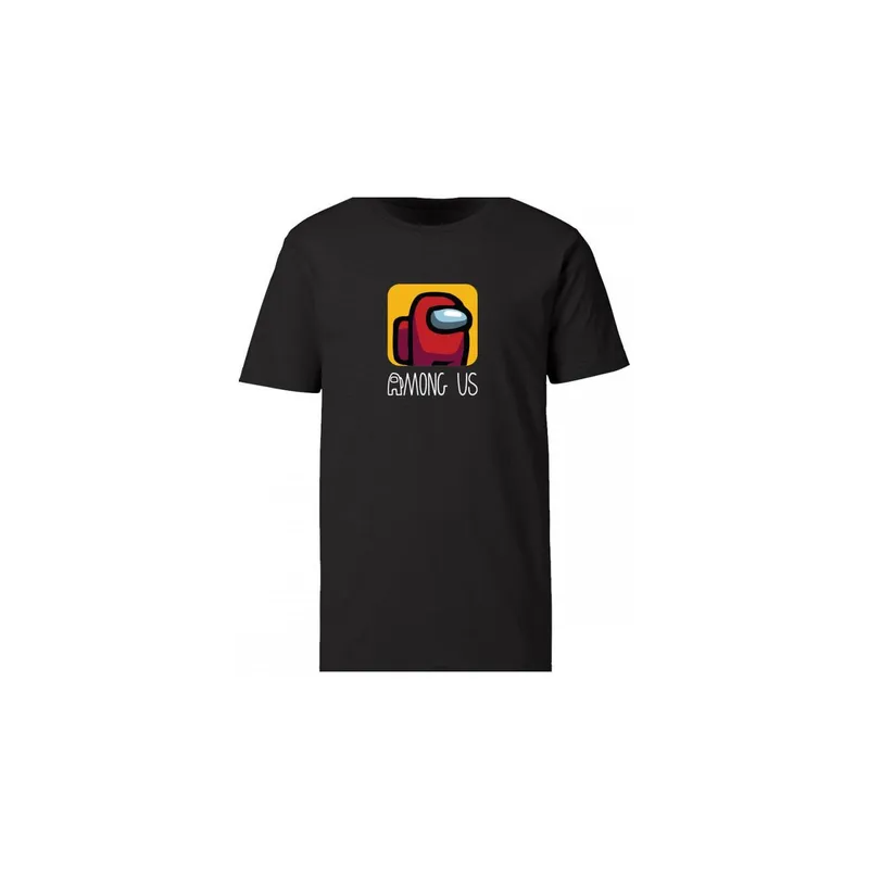 Generic Round Neck T-Shirt Black