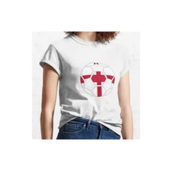 Generic Soccer BAll World Cup 2022 Printed White T-shirt