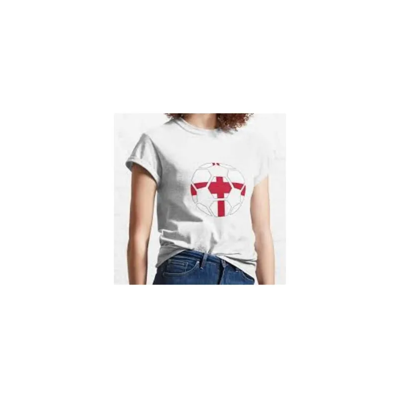 Generic Soccer BAll World Cup 2022 Printed White T-shirt