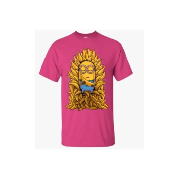 Generic Sofia Clothing Funny Cartoon Printed Minion Banana of Throne top T-shirts for family RS
