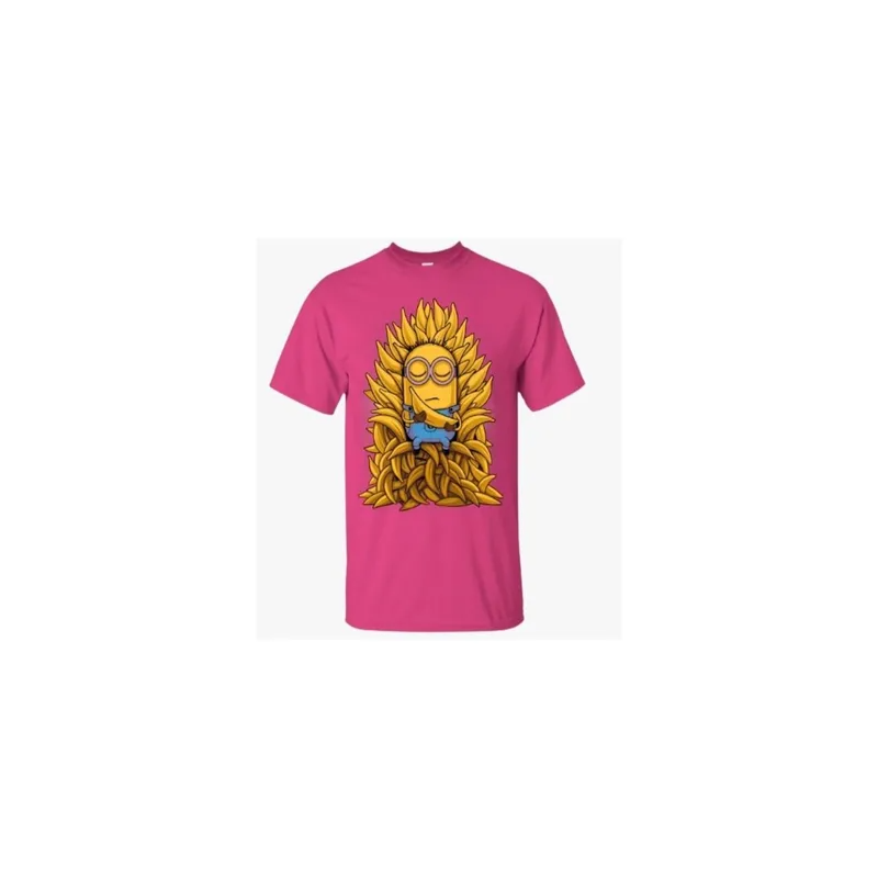 Generic Sofia Clothing Funny Cartoon Printed Minion Banana of Throne top T-shirts for family RS