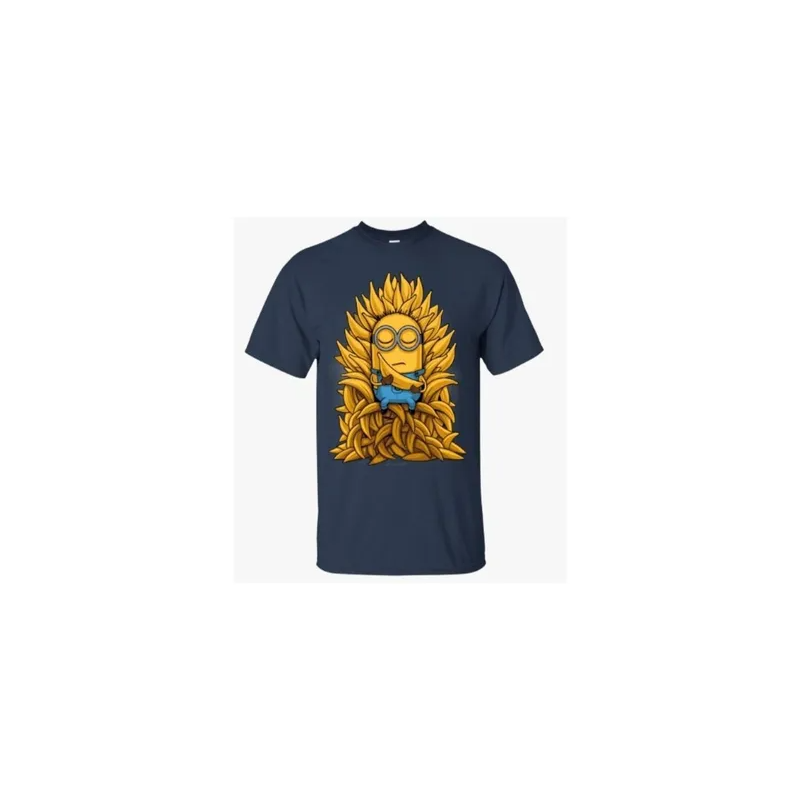 Generic Sofia Clothing Funny Cartoon Printed Minion Banana of Throne top T-shirts for family NB