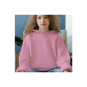 BASIC Sofia Clothing Plain Casual Sweatshirt for Unisex Pink
