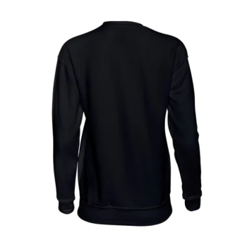 BASIC Sofia Clothing Unisex Sweatshirt Long Sleeve with Pockets Black