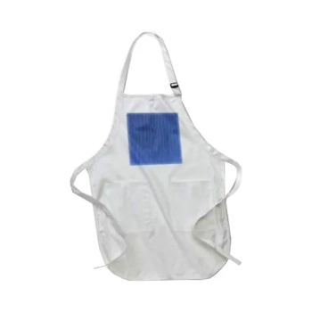 Generic Solid Apron With Pockets 22 x 24inch White