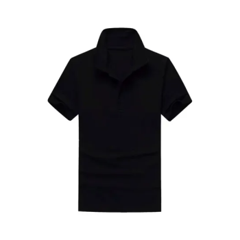 Generic Solid T-Shirt Black