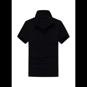Generic Solid T-Shirt Black