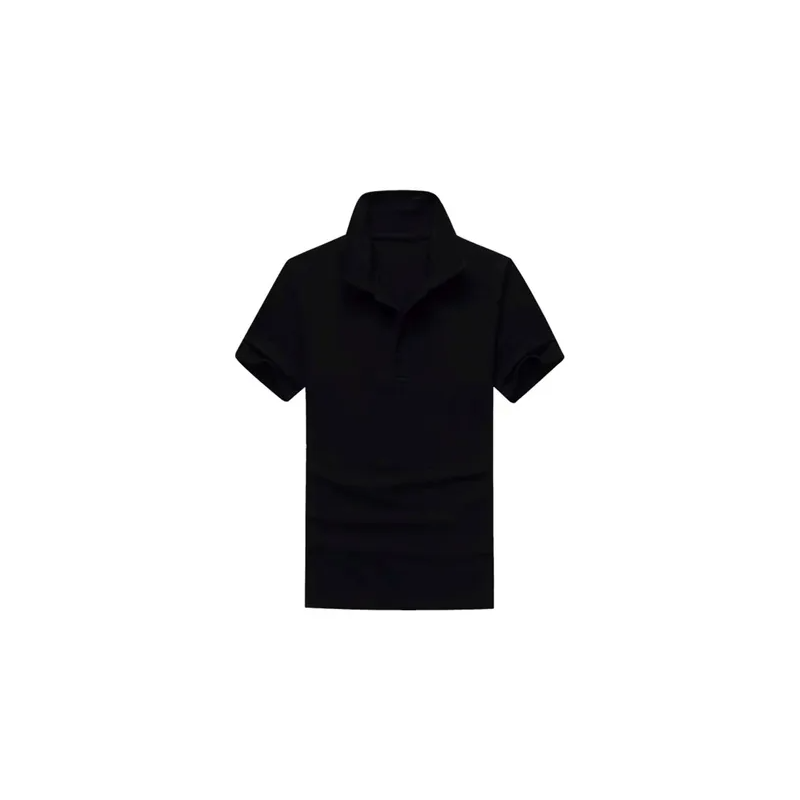 Generic Solid T-Shirt Black