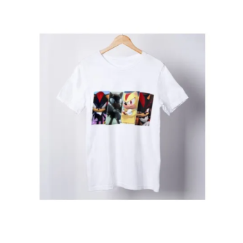Sonic Character Adventure Group T-shirt Adult/Kids, White