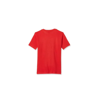 Generic Sonic Hedgehog Big Face Kids Round Neck Short Sleeve Red T-shirt