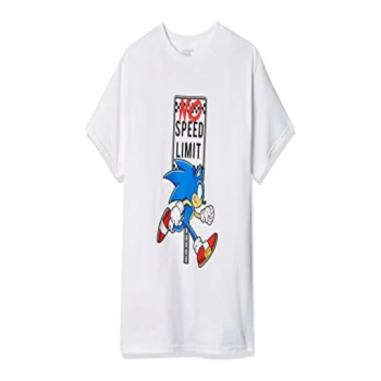 Generic Sonic No Speed Limit For Adults and Kids Printed T-shirt