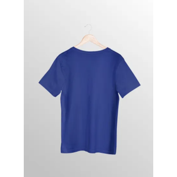 Generic Sonic the Hedgehog Big Face Short Sleeve Round Neck Blue T-Shirt