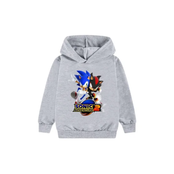 Generic Sonic Adventure 2 Printed Hoodie Grey