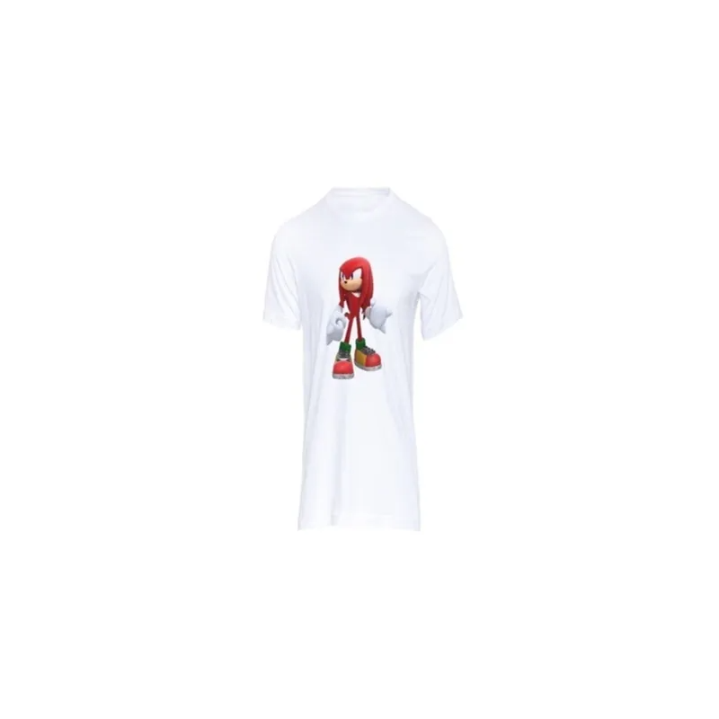 Generic Sonic The Hedgehog Knuckles Printed T-shirt For Adults and Kids