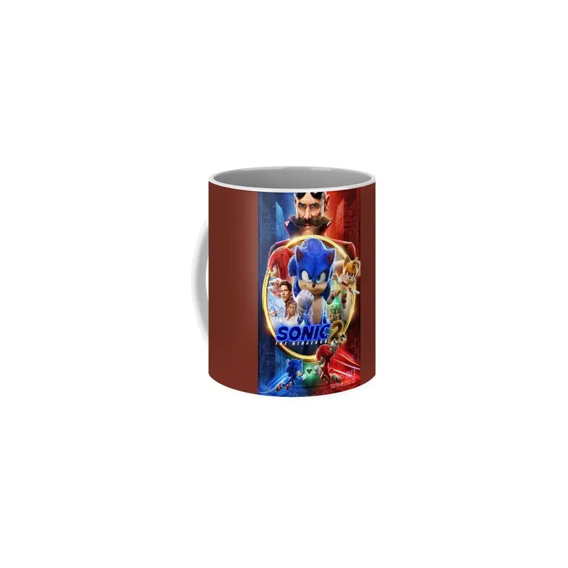 Generic Sonic The Hedgehog Printed Coffee Mug