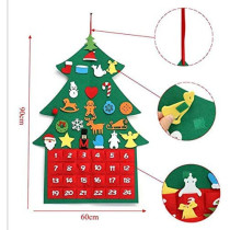 Brain Giggles DIY Christmas Tree Advent Calender - Christmas Countdown Calender for Kids - Christmas Home Decors