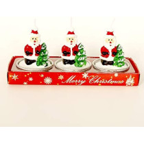 Brain Giggles Christmas Tea Light (Santa Claus)