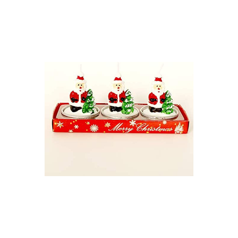 Brain Giggles Christmas Tea Light (Santa Claus)