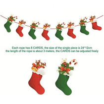 Brain Giggles Christmas Ornaments Paper Garland - Set of 2