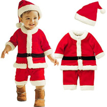 Jade Brain Giggles Kids Santa Claus Costume - Santa Claus Costume For Toddler Boys Santa Costume For Boys - (Large - 120cm)