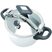 Dessini Stainless Steel Pressure Cooker Silver Black 9L