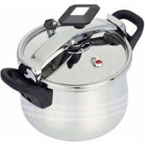 Dessini Stainless Steel Pressure Cooker Silver Black 9L