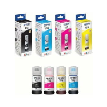 EPSON 103 Ink Bottle (Pack of 4) Multicolour