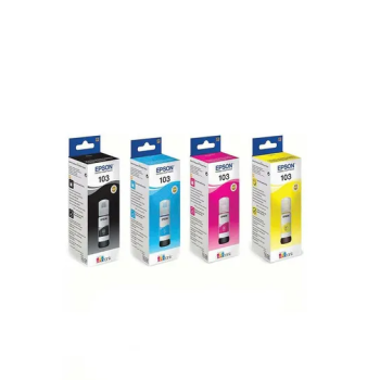 EPSON 103 Ink Bottle (Pack of 4) Multicolour