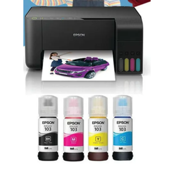 EPSON 103 Ink Bottle (Pack of 4) Multicolour