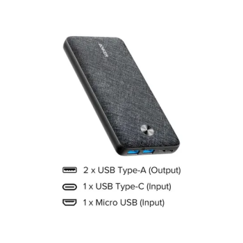 Anker 20000 mAh PowerCore Power Bank Black