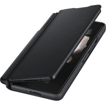 Samsung Galaxy Z Fold3 5G Leather Flip Cover With S Pen, Black