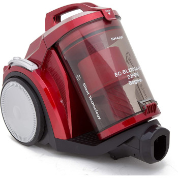 Sharp 2200W Single Cyclone Canister Bagless Vacuum Cleaner Silent Technology With Hepa Filter Ec-Bl2203A-Rz