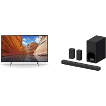 Sony 43 Inch Bravia X80J Smart Google Tv, 4K Ultra Hd With High Dynamic Range Hdr, Kd-43X80J, 2021 Model With Ht-S20R 5.1Ch 400W Soundbar