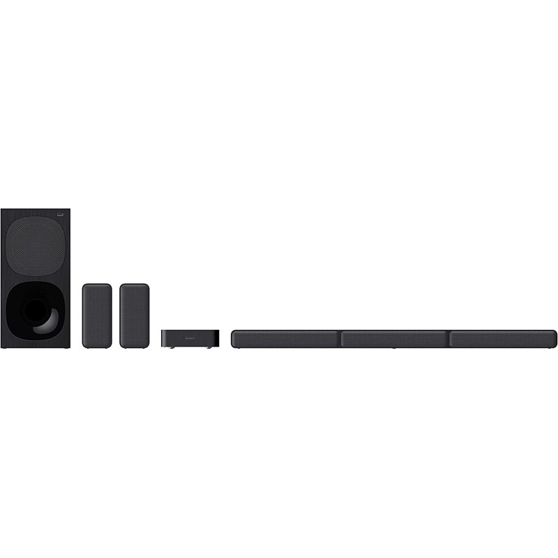 Sony 5.1Ch Real Surround 600 Wat Soundbar With Wireless Rear Speakers HDMI ARC Optical Input - HT-S40R