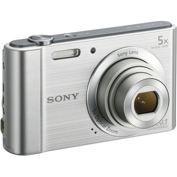 Sony Digital Compact Camera 20.1 Mp, 5X Optical Zoom Silver, Dsc-W800, Dscw800S.Ceh