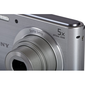 Sony Digital Compact Camera 20.1 Mp, 5X Optical Zoom Silver, Dsc-W800, Dscw800S.Ceh
