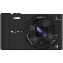 Sony DSCWX350 Digital Compact Camera With Wi-Fi And NFC (18.2 Mp, 20X Optical Zoom) - Black