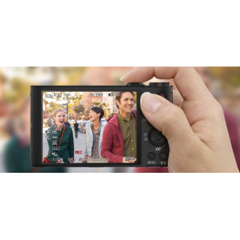 Sony DSCWX350 Digital Compact Camera With Wi-Fi And NFC (18.2 Mp, 20X Optical Zoom) - Black