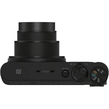 Sony DSCWX350 Digital Compact Camera With Wi-Fi And NFC (18.2 Mp, 20X Optical Zoom) - Black