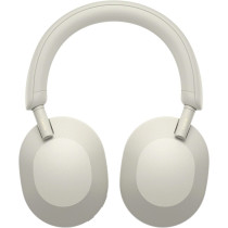 Sony WH 1000Xm5 Noise Cancelling Wireless Headphones 30 Hours Battery Life Over Ear Style, Silver