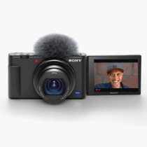 Sony Zv-1 Digital Camera For Content Creators, Vlogging And Youtube With Flip Screen, Built-In Microphone, 4K Hdr Video, Touchscreen Display, Live Video Streaming, Webcam