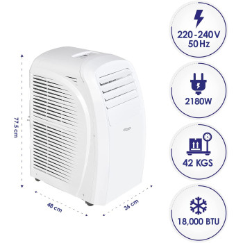 Super General 1.5 Ton Portable Air-Conditioner Sgp184T3/18000, 5 Year Compressor Warranty