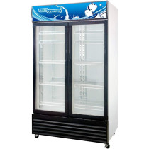 Super General 1200 Liters Double Layered Glass French Door Chiller, SGSC1218IF, Min 1 Year Manufacturer Warranty