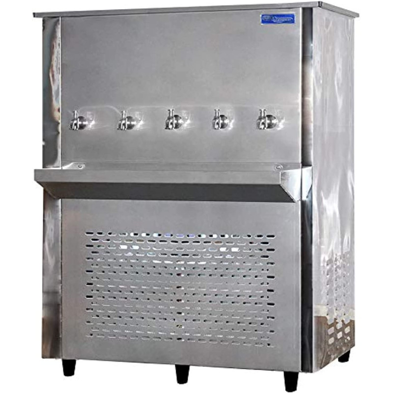 Super General 125 Liters (Gallon) 5 Tap Water Cooler, Steel - SGCL-125T5