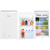Super General 140 Liter Gross Volume Compact Mini-Refrigerator Sgr-060-H, White, Beverage-Fridge With Child Lock, Shelf, Freezer-Box, Reversible Door, 49.5 X 56 X 82.8 Cm