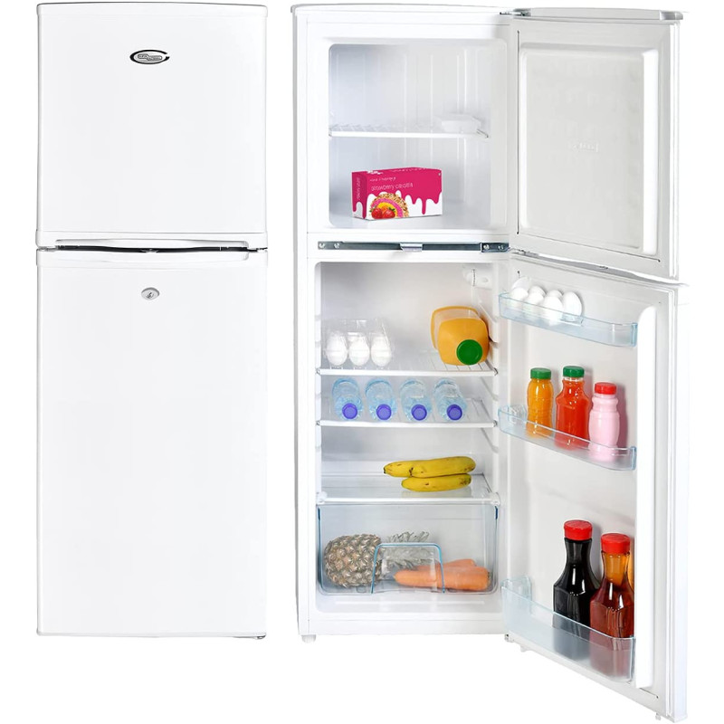 Super General 190 Liters Gross Compact Double Door Refrigerator Tropical Compressor, White, SGR-198-H, 1 Year Warranty