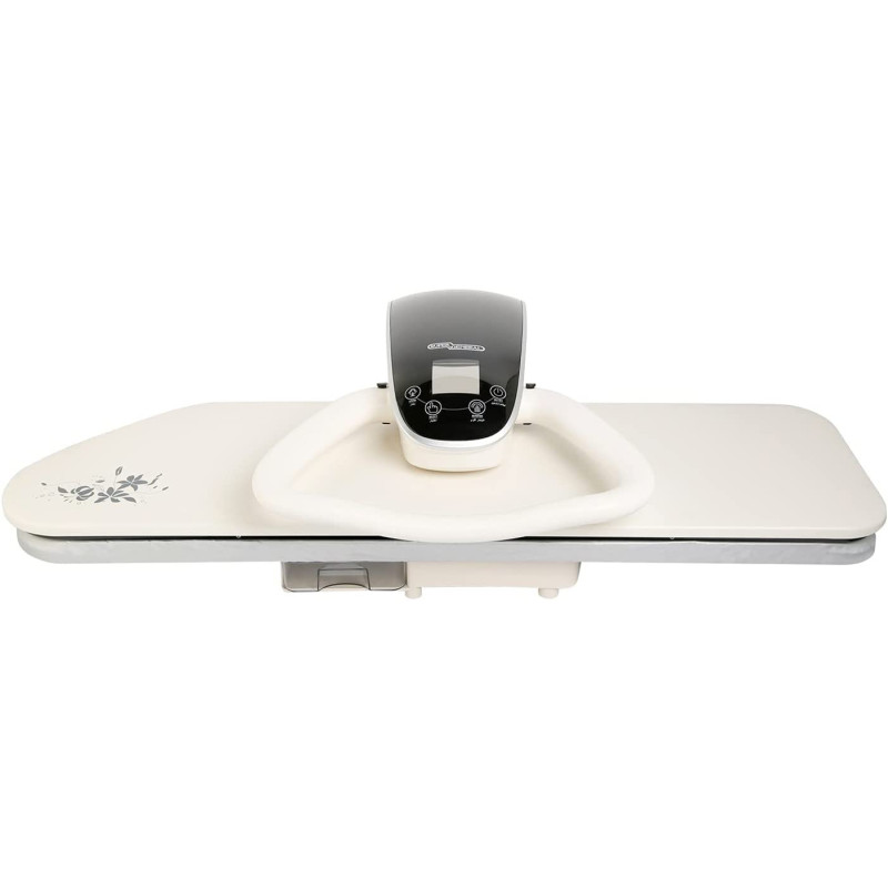 Super General 40 Inch Steam Press, Sensor Control Steam Iron With Digital Display, 750Ml Water Capacity, Teflon Heating Plate, Sgsp-40, White, 104 X 62 X 26 Cm, 1 Year Warranty