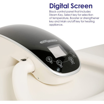 Super General 40 Inch Steam Press, Sensor Control Steam Iron With Digital Display, 750Ml Water Capacity, Teflon Heating Plate, Sgsp-40, White, 104 X 62 X 26 Cm, 1 Year Warranty