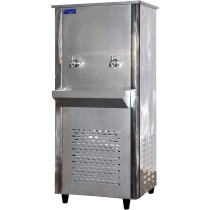 Super General 25 Gallons 2 Tap Water Cooler, Steel SGAA26T2
