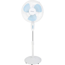 Super General Pedestal Fan, Oscillation, Adjustable In Height Up To 140 Cm, 3 Speed, White, Energy-Saving, 50W, Sgsf-28-M, One Year Warranty